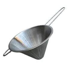 GENERICO - Colador Conico Acero Inoxidable Cuiner 20cm