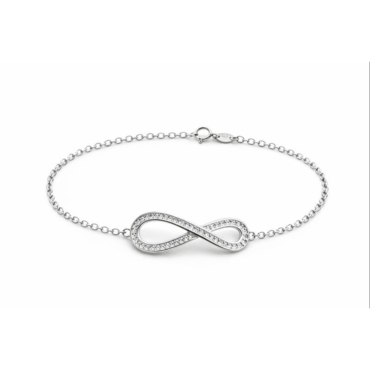 GENERICO - Pulsera plata 925 infinito elegante mujer joya