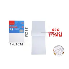 GENERICO - Cuadernillo de Composición Motarro 21 x 14.3cm – Rayado Escolar A5