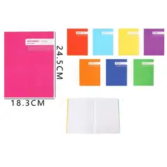 GENERICO - Cuaderno Caligrafia Vertical 245x183cm 100Hojas Colores Surtidos