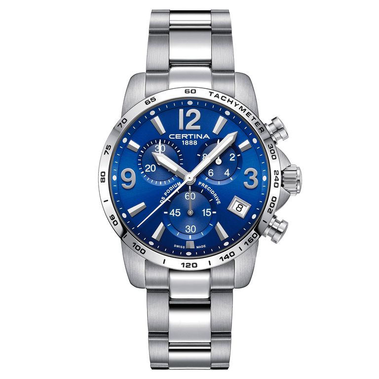 Reloj DS Podium Chronograph 1/10 sec Plateado TALLA UNICA