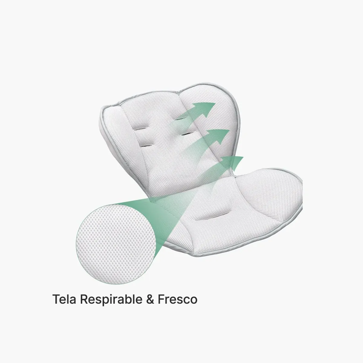MOMCOZY - Inserto RN Mecedora 3D Sway Gris