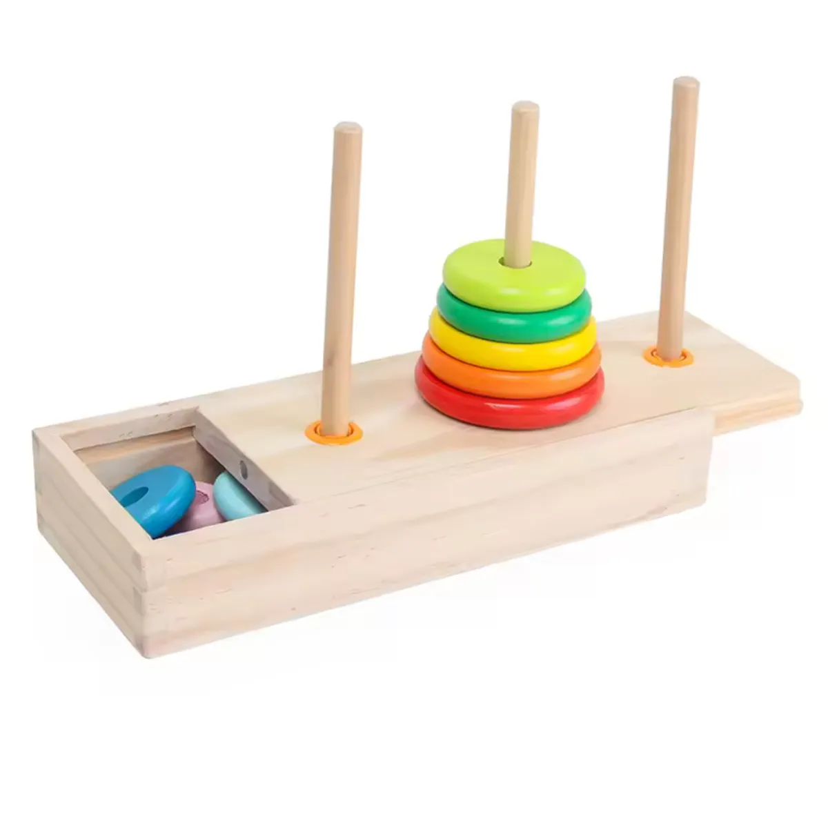 ABC - Torre de Hanoi de Mader Juego de Lógica y Aprendizaje Matemático