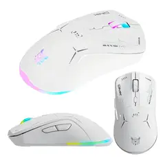 ONIKUMA - Mouse Gamer Inalámbrico Cw917 Blanco
