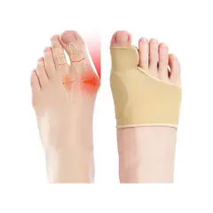 GENERICO - Pack x2 Corrector Ortopédico Juanete Dedo Del Pie Separador Agarre