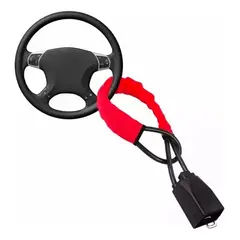 GENERICO - Traba de Volante con Cinturón de Seguridad