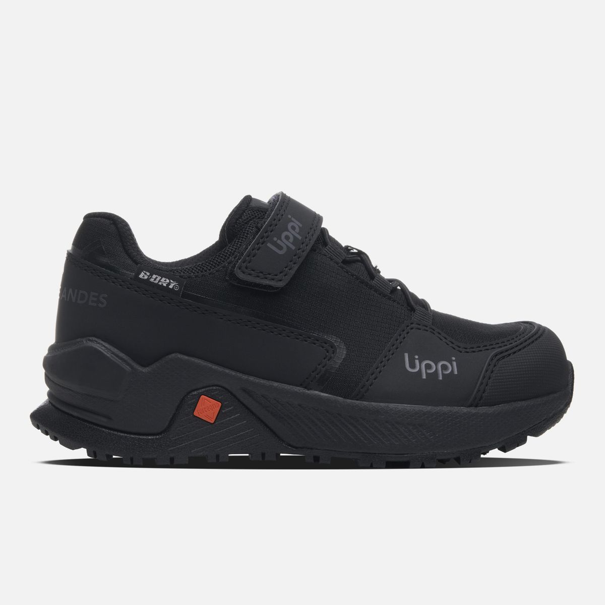 LIPPI - Zapatilla Unisex Motion Low Kids B-dry Negro Lippi
