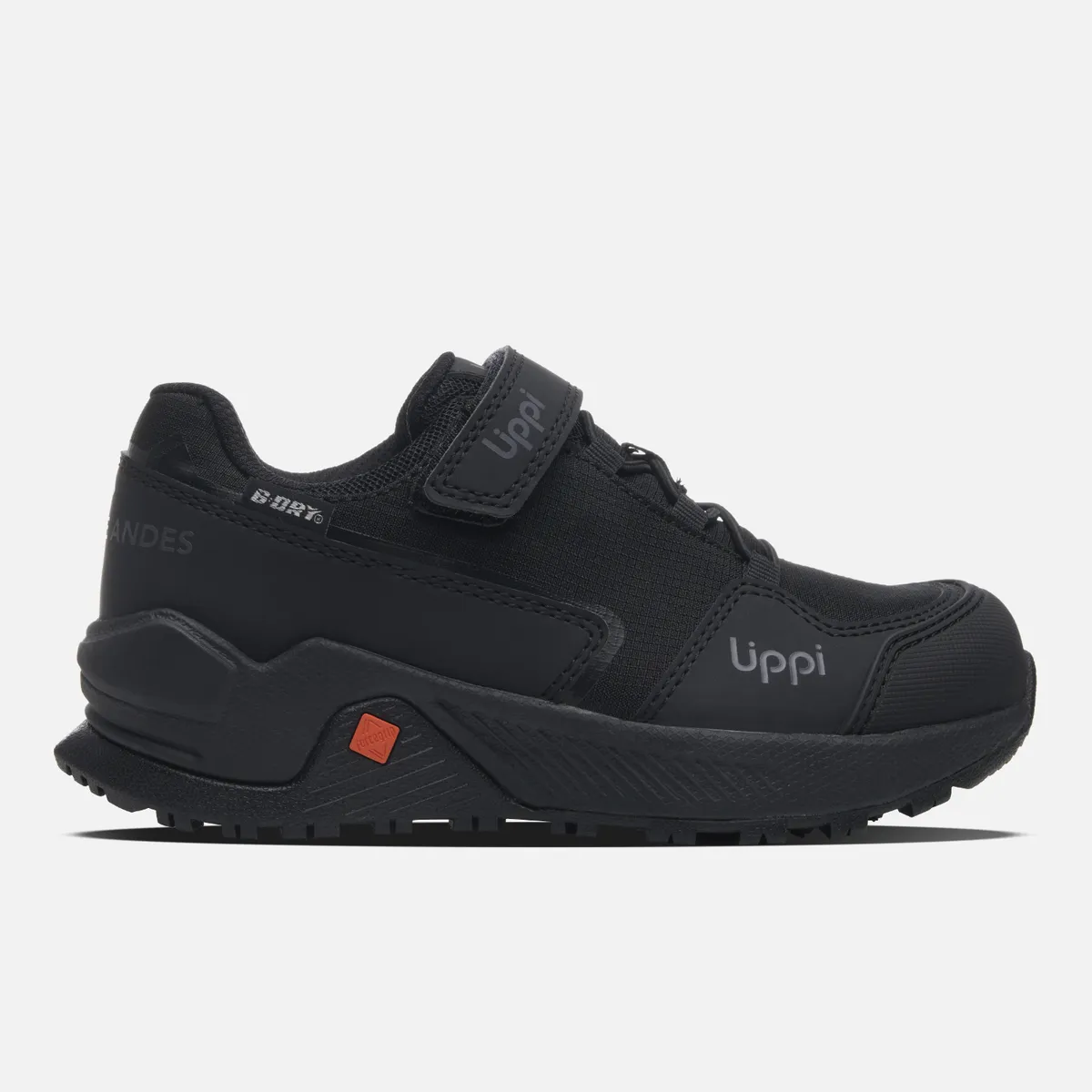 LIPPI - Zapatilla Unisex Motion Low Kids B-dry Negro Lippi
