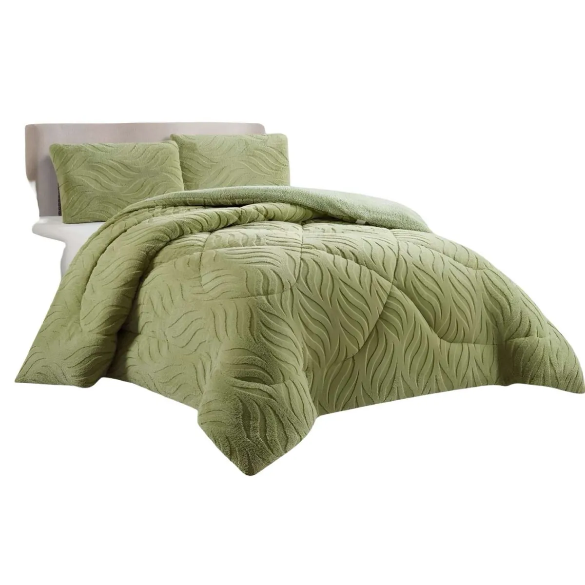 GENERICO - COBERTOR ELEGANTE DE INVIERNO CON CHIPORRO KING11