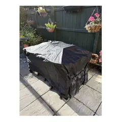 GENERICO - Funda para mobiliario de terraza tela Oxford impermeable150x150x72cm