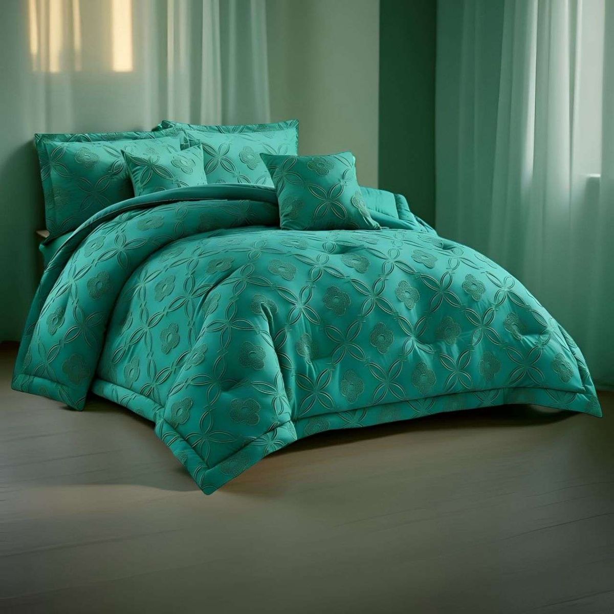 GENERICO - Cubrecama Quilt de Verano Moderno Plaza y media