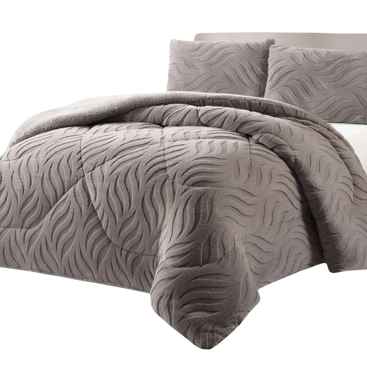 GENERICO - COBERTOR ELEGANTE DE INVIERNO CON CHIPORRO KING20_.
