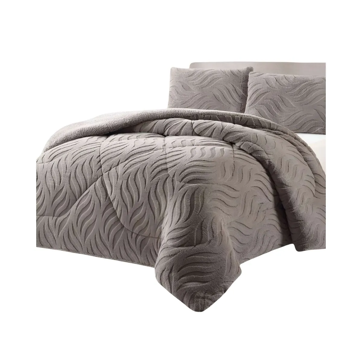 GENERICO - COBERTOR ELEGANTE DE INVIERNO CON CHIPORRO KING20_.
