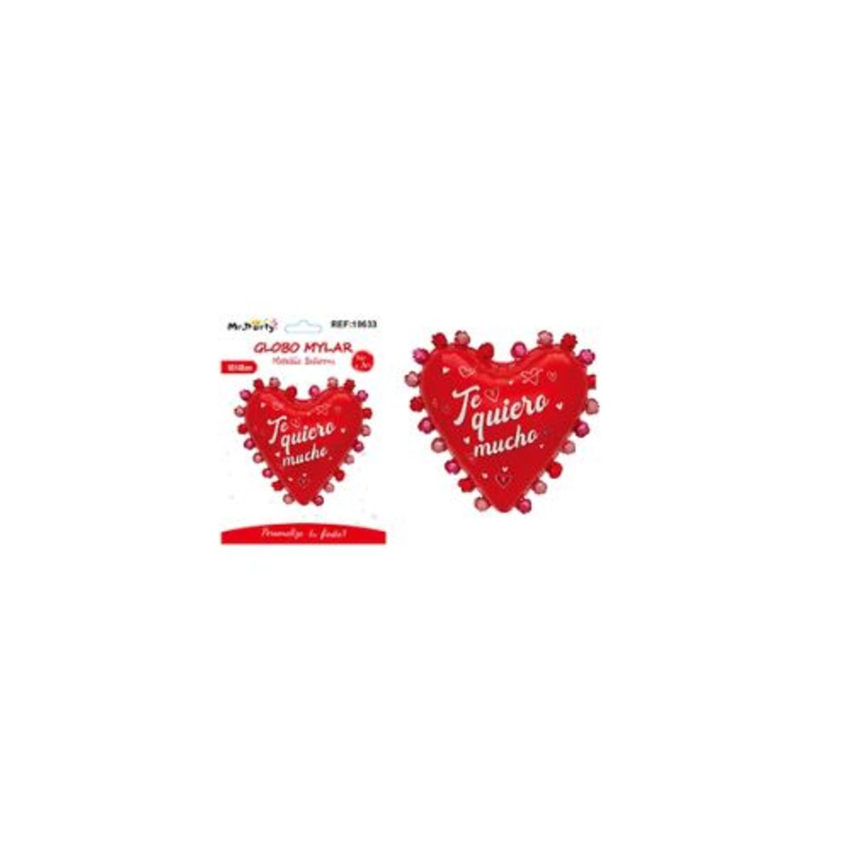 GENERICO - Globo metálico corazones pequeños San Valentín 6048cm