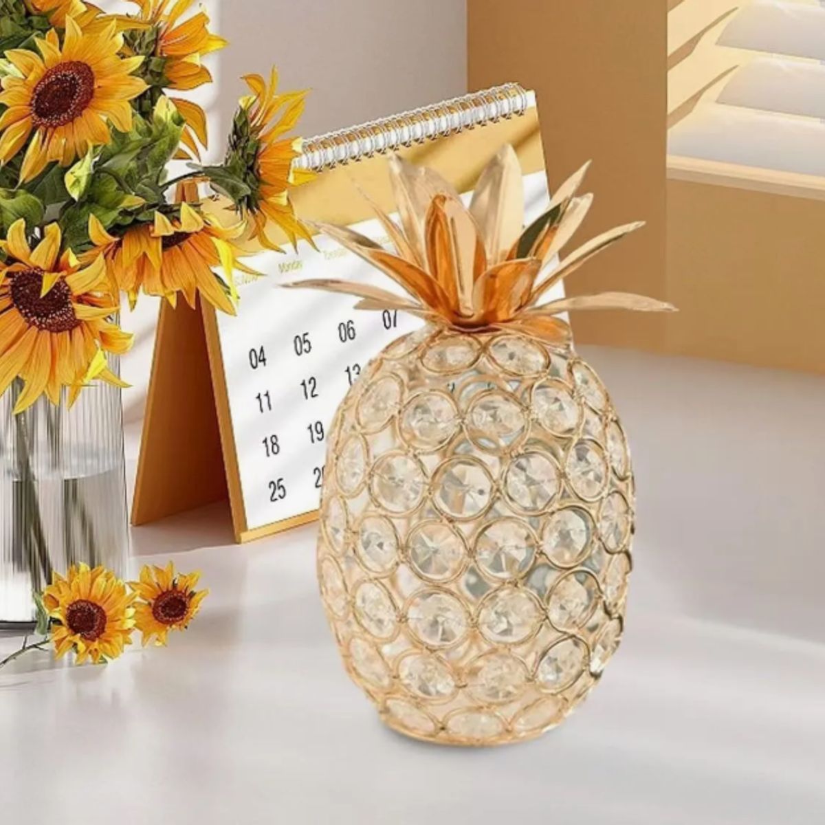 GENERICO - Adorno Decorativo De Perlas De Cristal Brillantes Con Forma