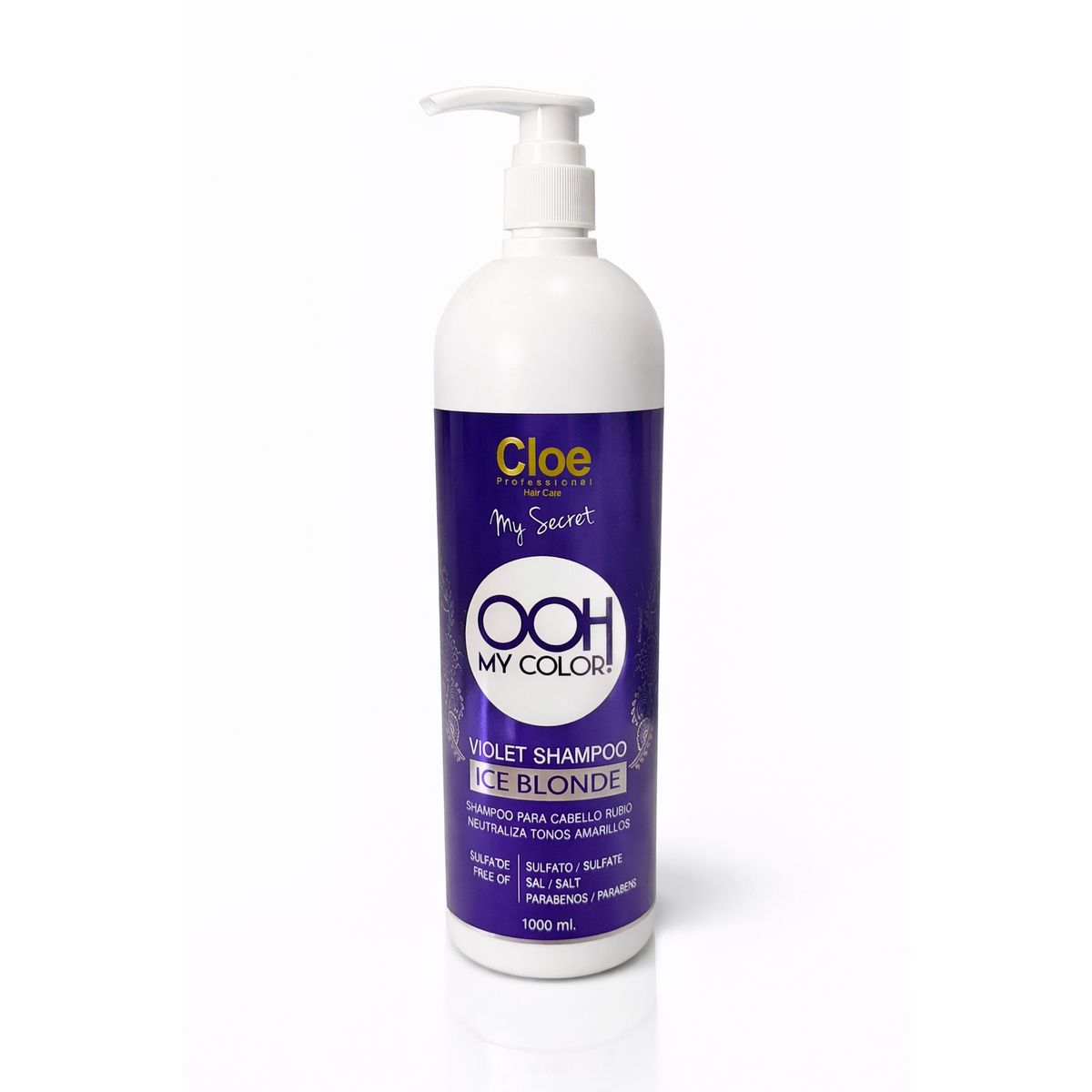 CLOE - Shampoo Matizador Ooh My Color Violet Ice Blonde Cloe 1000ml