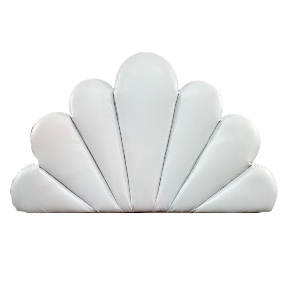 GENERICO - Respaldo 2plazas diseño Coral Blanco Muebles Rimar