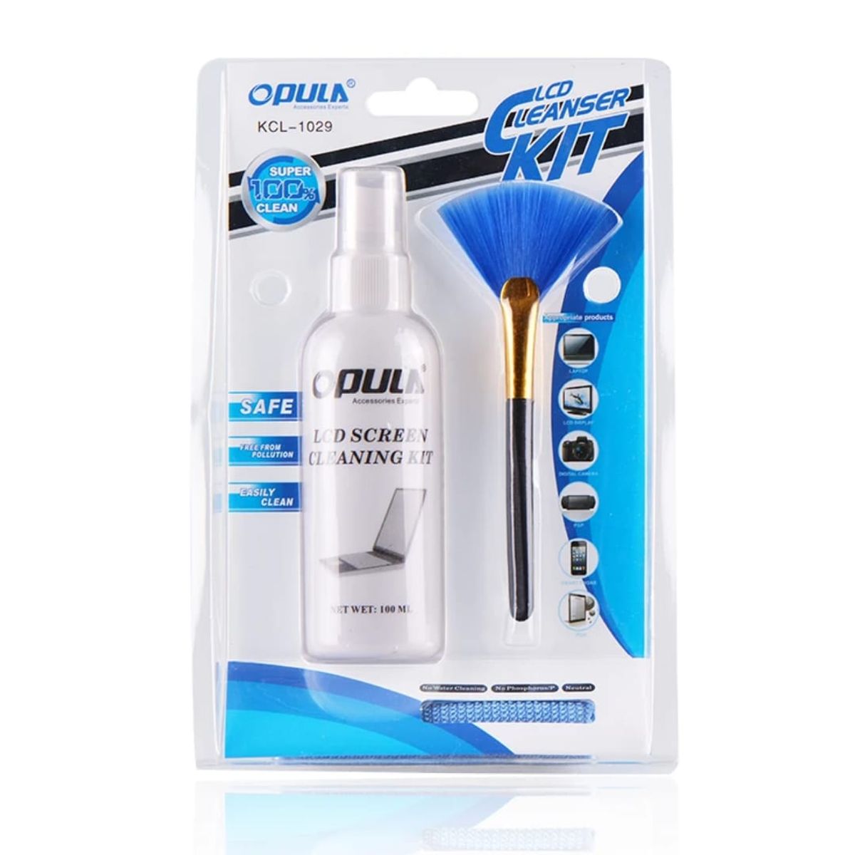 GENERICO - Kit De Limpieza Pantallas 3 en 1