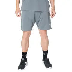 UMBRO - Short Training Knit Hombre Gris Oscuro