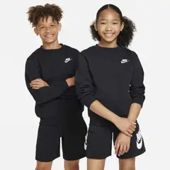 NIKE - Polerón Sportswear Club Negro Niña