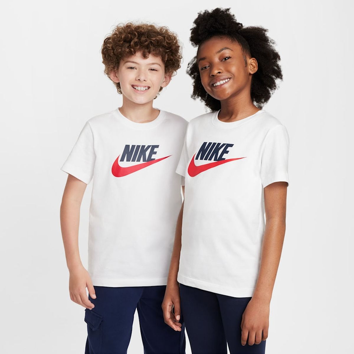 NIKE - Polera Nike Sportswear Blanco Niña