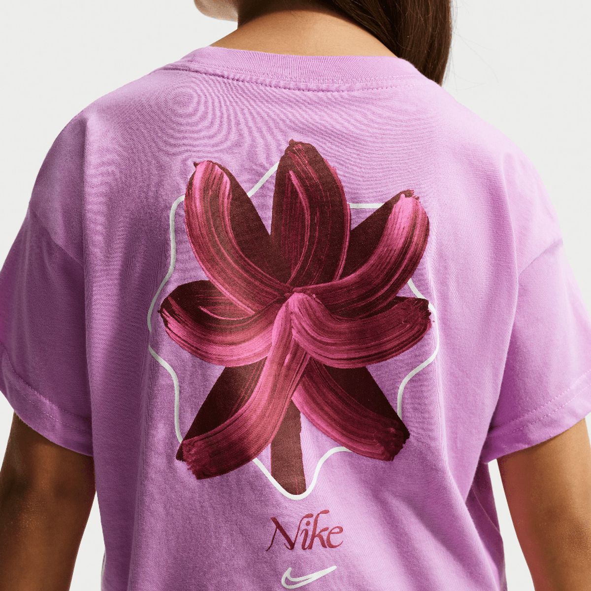 NIKE - Polera Nike Sportswear Violeta Niña
