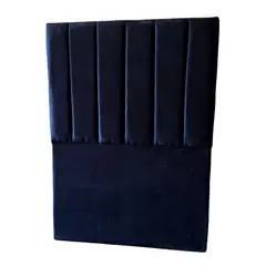 GENERICO - Respaldo 1 Plaza Negro a piso Tubular Muebles Rimar