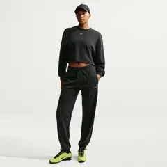 NIKE - Pantalón Sportswear Chill Terry Negro Mujer