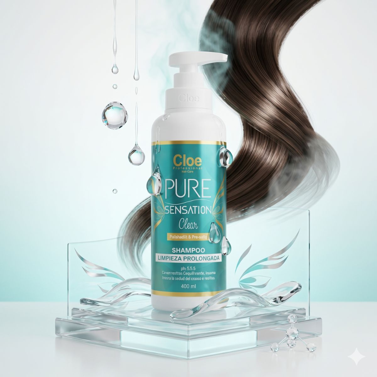 CLOE - Shampoo Cloe Pure Sensation Clear Limpieza Prolongada 400ml
