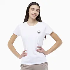 CONVERSE - Polera Chuck Chest Mujer Blanco