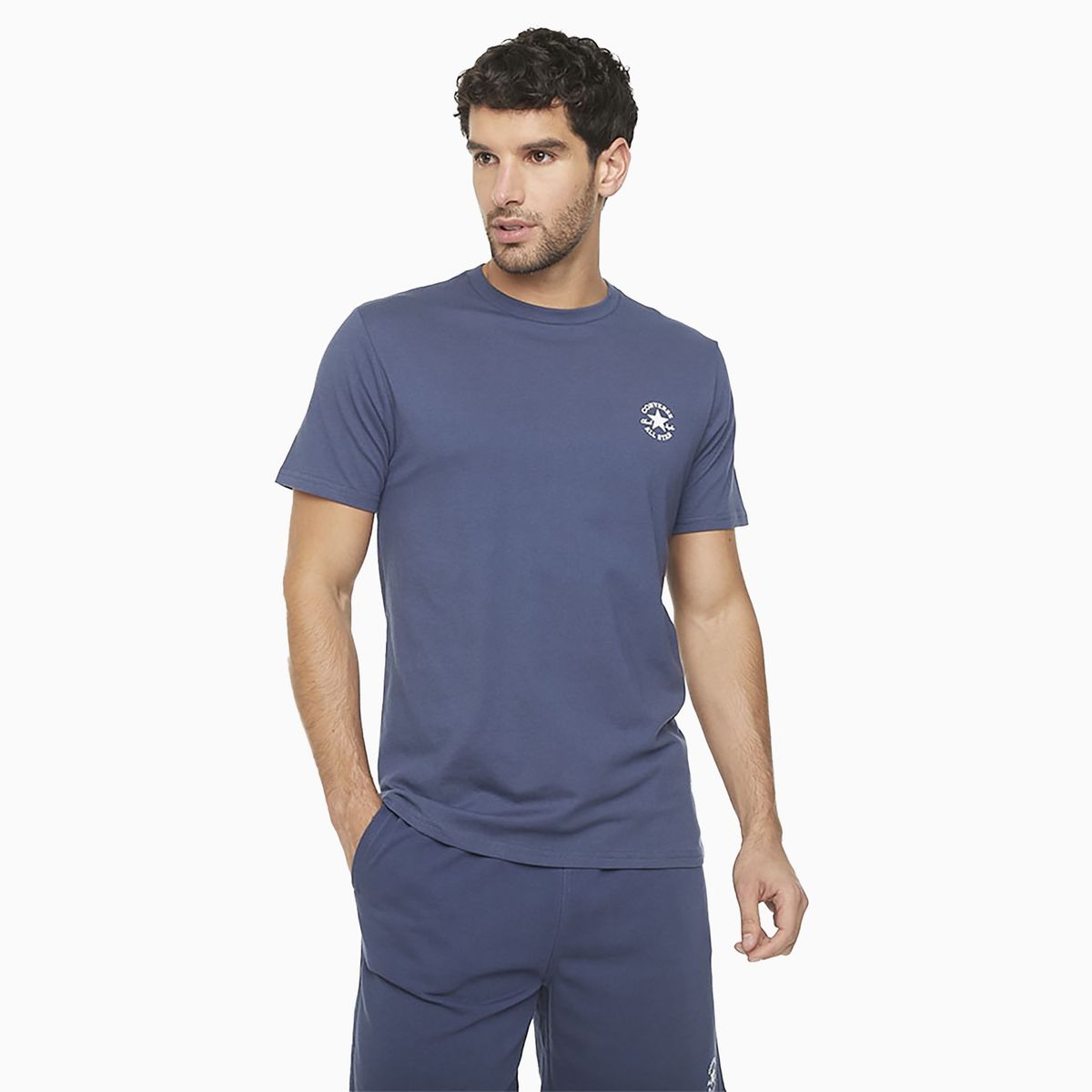 CONVERSE - Polera Converse Chuck Chest Hombre Azul