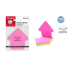 GENERICO - Notas Adhesivas Post-It Flecha 100 hojas Colores Surtidos