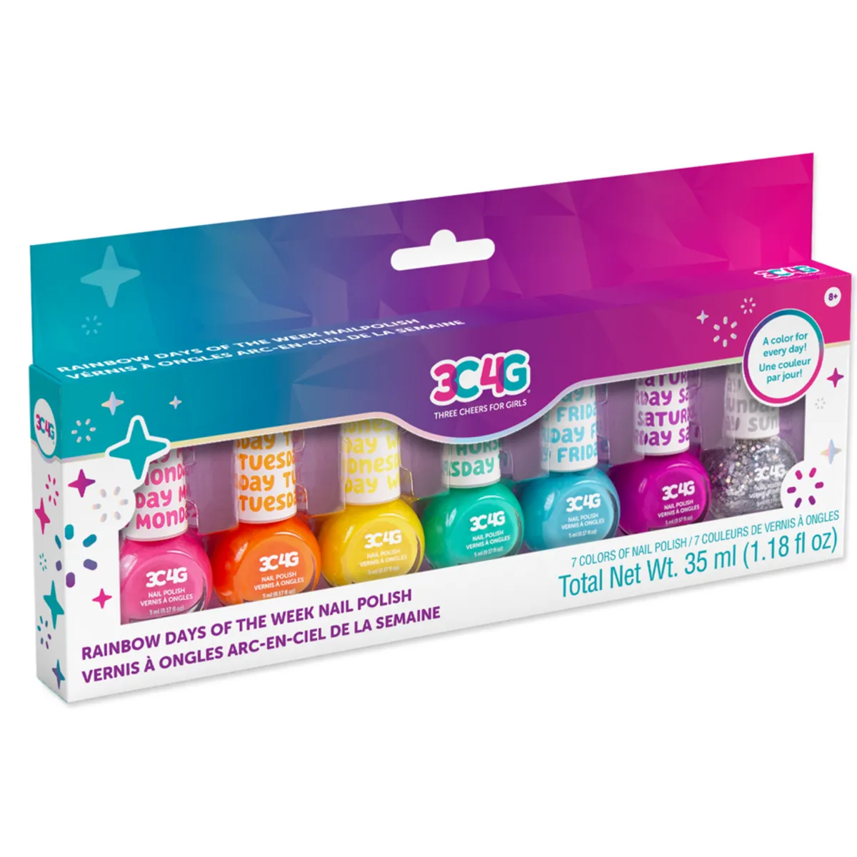 MAKE IT REAL - Set 7 Esmaltes de uñas para niñas Make it real