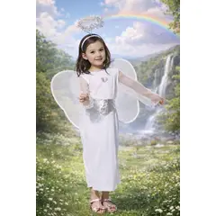 GENERICO - Disfraz Halloween Ángel talla 6 niña