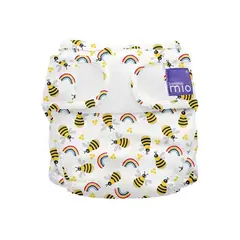 GENERICO - Pañal reutilizable todo en uno diseño ABEJITAS TALLA ÚNICA