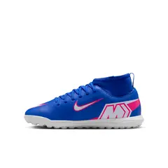 NIKE - Zapatillas Jr Mercurial Superfly 10 Club Azul Niño