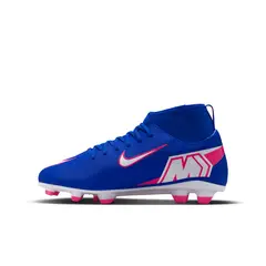 NIKE - Zapatillas Jr Mercurial Superfly 10 Club Azul Niño