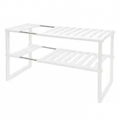 GENERICO - Estante Organizador Extensible Cocina - Blanco