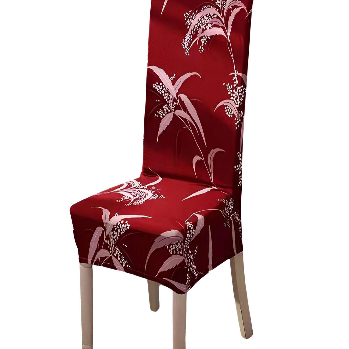GENERICO - SET DE 6 FUNDAS DE SILLA ELASTICADAS CON DISEÑO ESTAMPADO F10