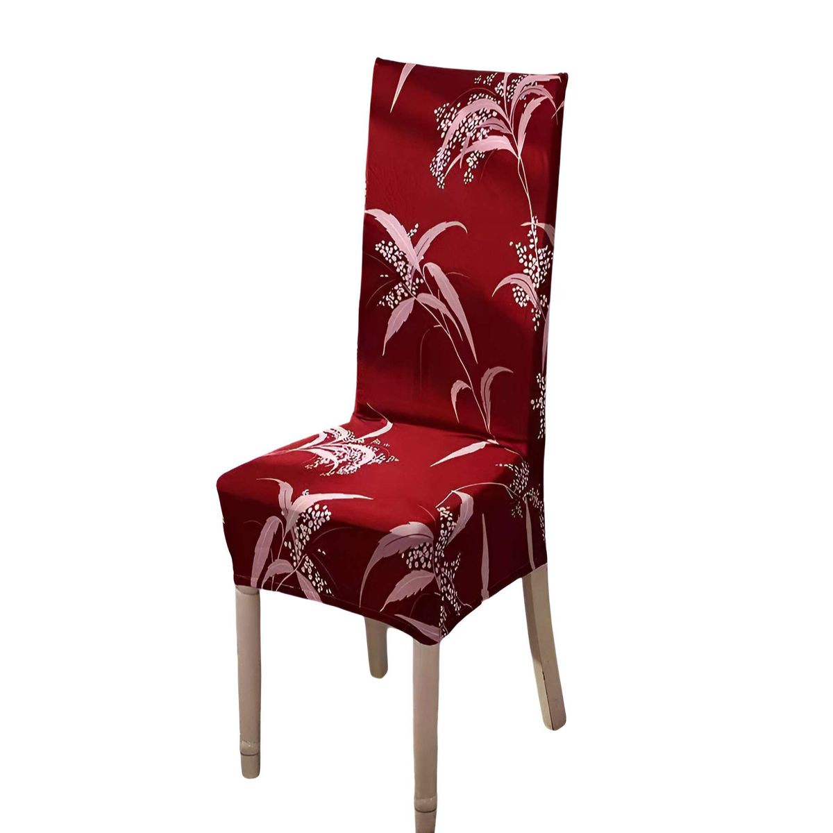 GENERICO - SET DE 6 FUNDAS DE SILLA ELASTICADAS CON DISEÑO ESTAMPADO F10