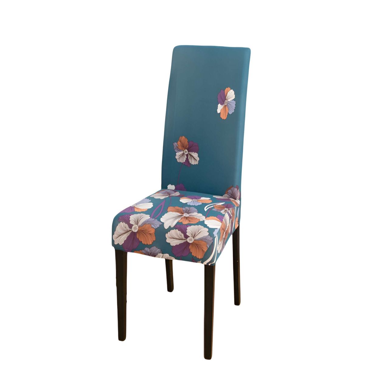 GENERICO - SET DE 6 FUNDAS DE SILLA ELASTICADAS CON DISEÑO ESTAMPADO F15