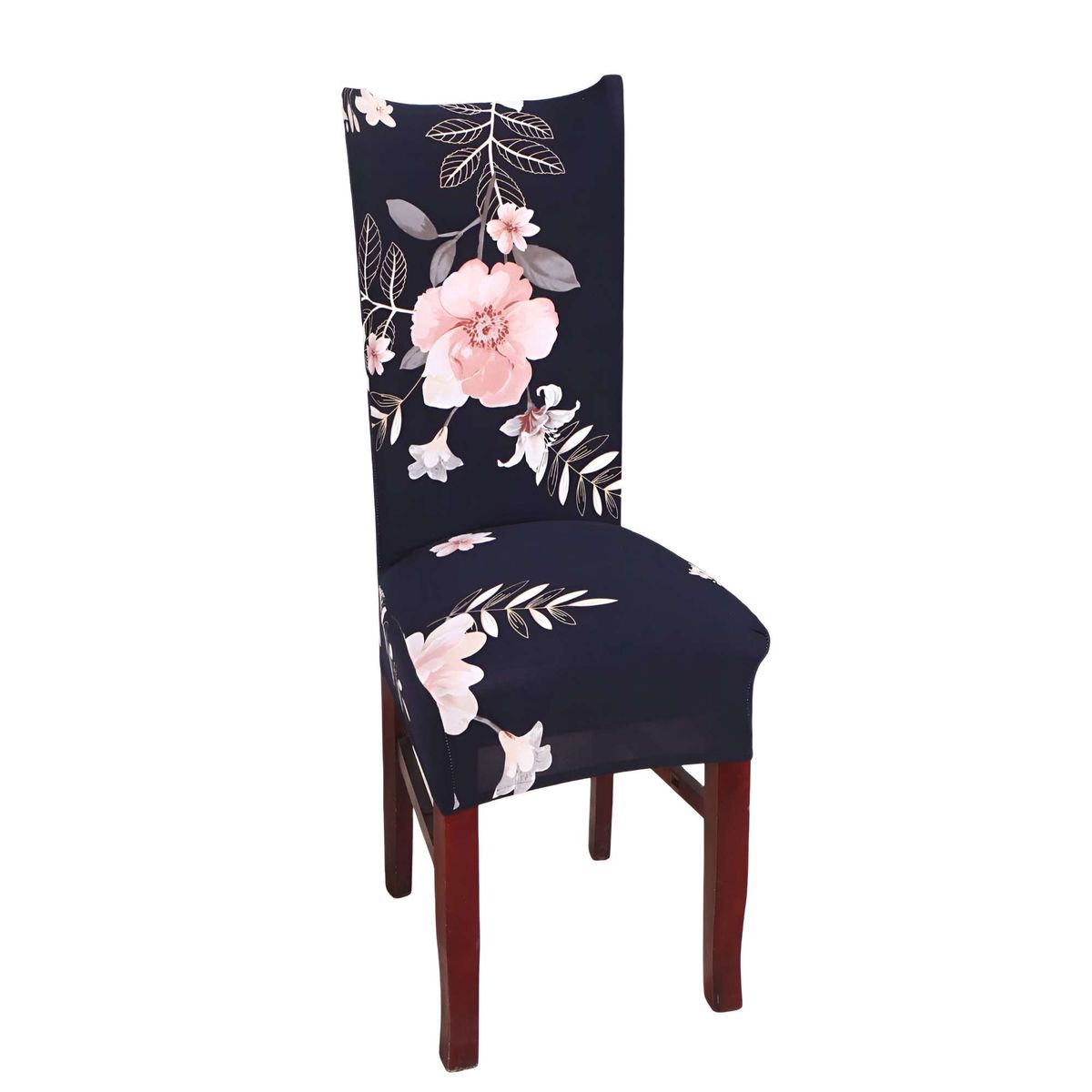 GENERICO - SET DE 6 FUNDAS DE SILLA ELASTICADAS CON DISEÑO ESTAMPADO F25