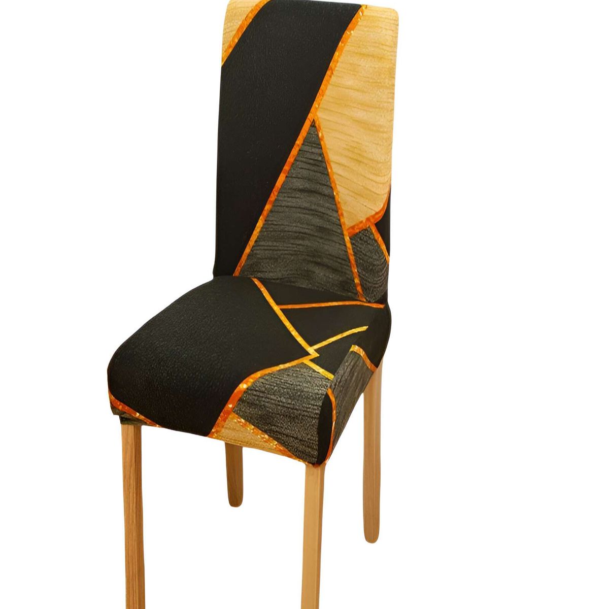 GENERICO - SET DE 6 FUNDAS DE SILLA 60CMX50CMX50CM ELASTICADAS CON DISEÑO ESTAMPADO F13