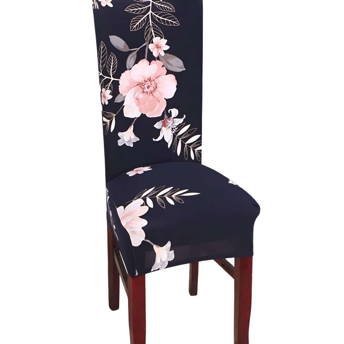 GENERICO - SET DE 6 FUNDAS DE SILLA 60CMX50CMX50CM ELASTICADAS CON DISEÑO ESTAMPADO F25