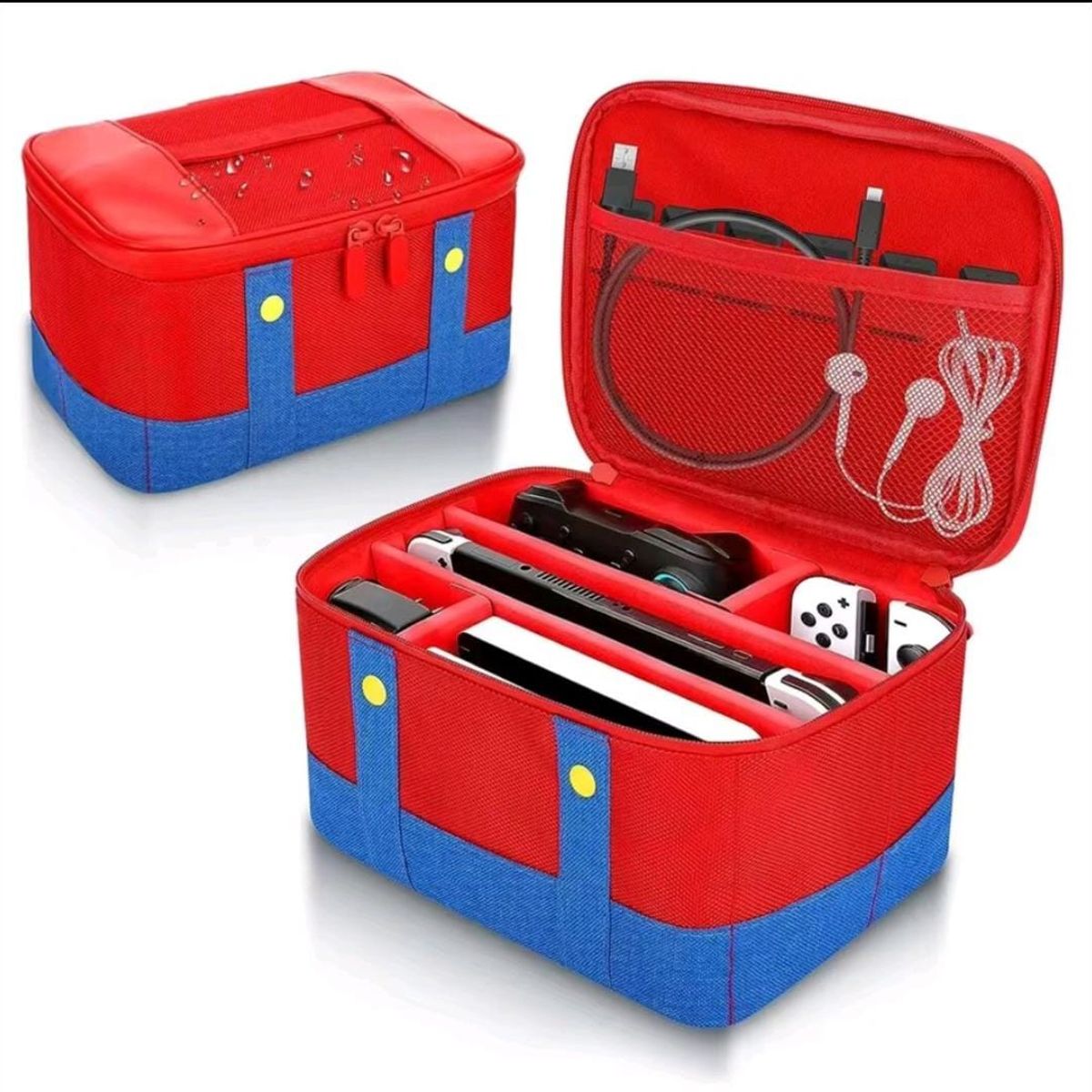 GENERICO - Estuche Bolsa de Almacenamiento Viaje y Trasnporte para Nintendo Switch 1 2 OLED