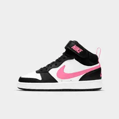 NIKE - Zapatillas Court Borough Mid 2 Negro Niña
