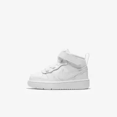 NIKE - Zapatillas Court Borough Mid 2 Blanco Niño