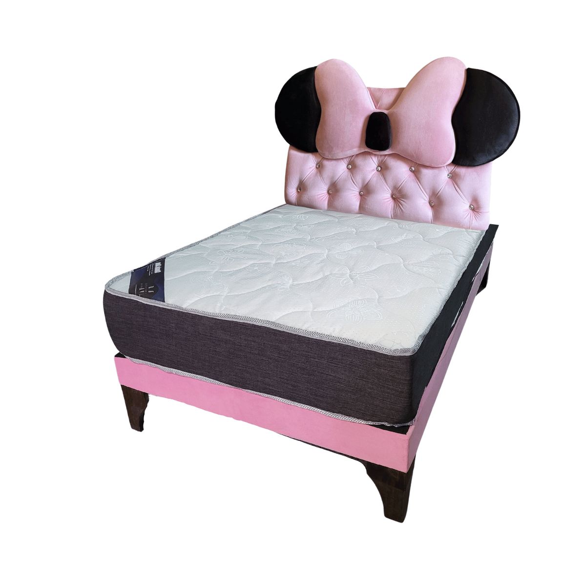 GENERICO - Cama Infantil de 1.5 plaza Moño Rimar