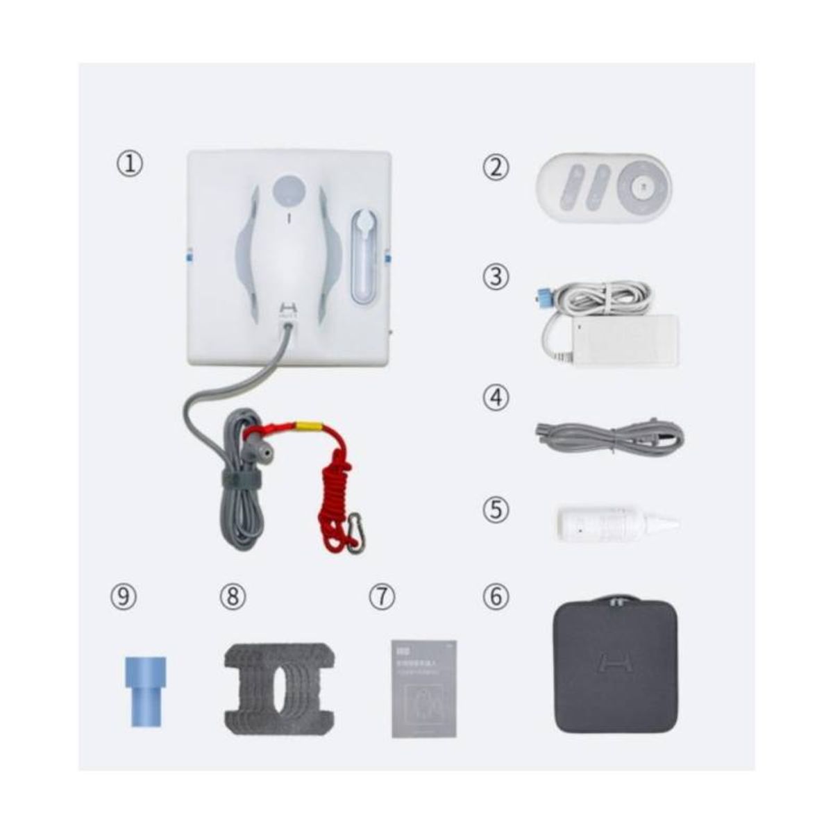 HUTT - HUTT Robot Limpia Vidrios W8 Color Blanco