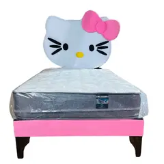 GENERICO - Cama Infantil diseño Niña de 1.5 plaza Rimar